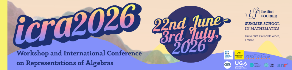 Workshop and International Conference on Representation of Algebras (ICRA 2026)>